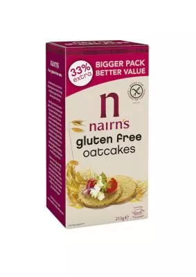 Nairns Oatcakes Gluten Free 213g Nairns Oatcakes Gluten Free 213g