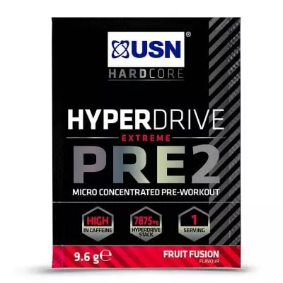 USN Hyperdrive Pre 2 9.6g Sachets Fruit Fusion USN Hyperdrive Pre 2 9.6g Sachets Fruit Fusion