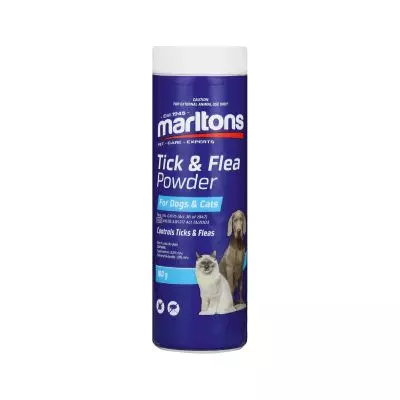Marltons Tick & Flea Powder Dogs & Cats 100g Marltons Tick & Flea Powder Dogs & Cats 100g