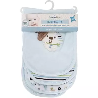 Snuggletime Deluxe Baby Burpa's 3's