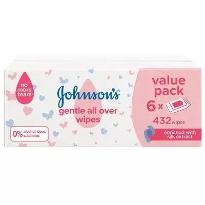 Johnson's Baby Wipes 6x72's Johnson's Baby Wipes 6x72's