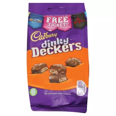 Cadbury Dinky Deckers 120g Pouch Bag