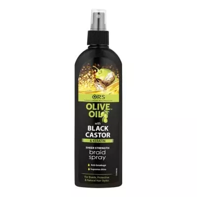 Ors Olive Oil With Black Castor Braid Spray 250ml Ors Olive Oil With Black Castor Braid Spray 250ml