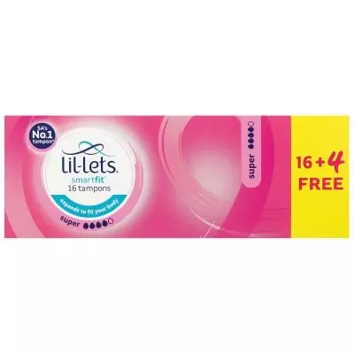Lil-lets Tampons Sup Med High Flow 16+4 Value Pack Lil-lets Tampons Sup Med High Flow 16+4 Value Pack