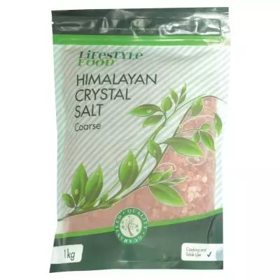 Lifestyle Foods Himalayan Salt Coarse 1kg Lifestyle Foods Himalayan Salt Coarse 1kg