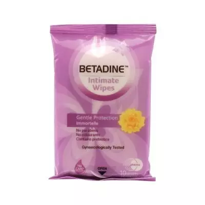 Betadine Intimate Wipes Gentle Protection 10 Sheets