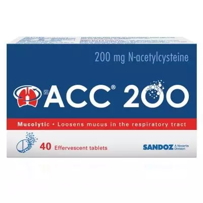ACC 200mg Tab 40's ACC 200mg Tab 40's