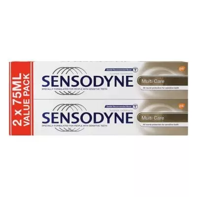 Sensodyne Toothpaste 2x75ml Multi Care Value Added Pack Sensodyne Toothpaste 2x75ml Multi Care Value Added Pack