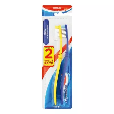 Aquafresh Toothbrush Twin Pack Family Universal Aquafresh Toothbrush Twin Pack Family Universal