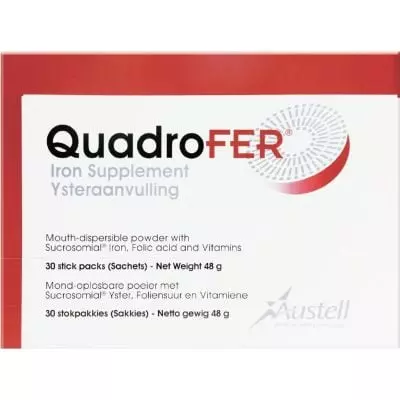 Quadrofer Iron Supplement 30 Sachets Quadrofer Iron Supplement 30 Sachets