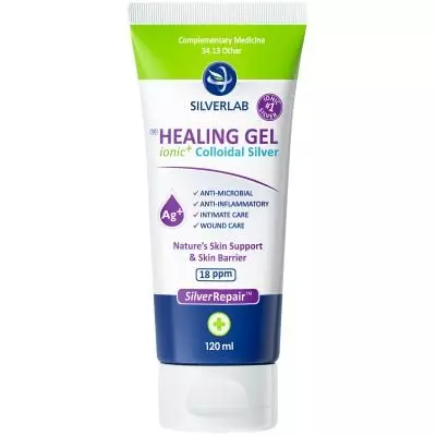 Silverlab Colloidal Silver Healing Gel Tube 120ml Silverlab Colloidal Silver Healing Gel Tube 120ml