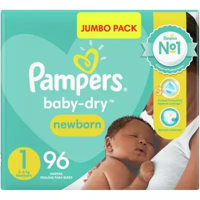 Pampers Active Baby Size 1 JP - 96's