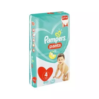 Pampers Active Baby Pants Size 4 JP - 60's