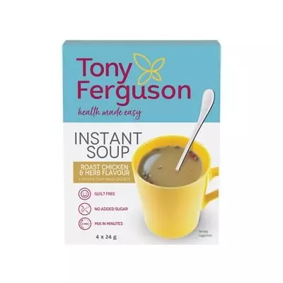 Tony Ferguson Instant Soup 96g Chicken & Herb Tony Ferguson Instant Soup 96g Chicken & Herb