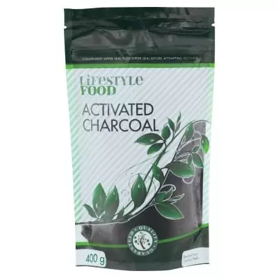 Lifestyle Foods Activated Charcoal 400g K