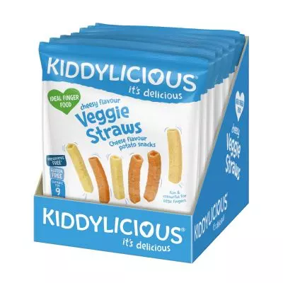 Kiddylicious Cheesy Straws 12g Kiddylicious Cheesy Straws 12g
