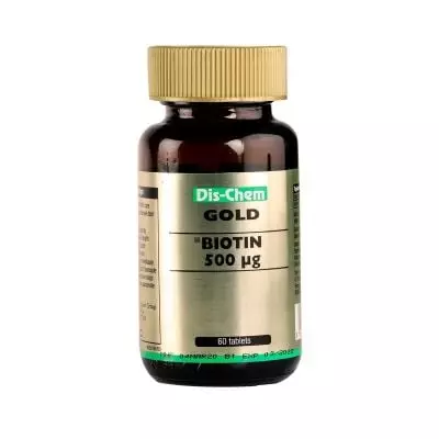 Gold Biotin 500mg 60 Tablets