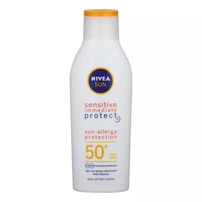 Nivea Sun Sensitive Immediate Protect Adult Lotion SPF50+ Sunscreen 200ml Nivea Sun Sensitive Immediate Protect Adult Lotion SPF50+ Sunscreen 200ml