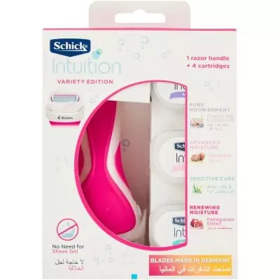 Schick Razor Intuition Handle + Cartridges Variety Pack Schick Razor Intuition Handle + Cartridges Variety Pack