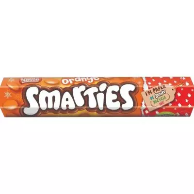 Smarties Orange Giant Tube 130g Smarties Orange Giant Tube 130g
