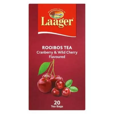 Laager Cranberry & Wildcherry 20's Teabags Laager Cranberry & Wildcherry 20's Teabags