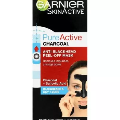 Garnier Pure Active Anti Blackhead Charcoal Peel Off Mask 50ml Garnier Pure Active Anti Blackhead Charcoal Peel Off Mask 50ml