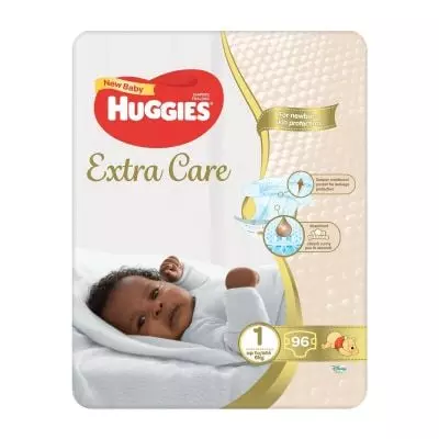 Huggies Extra Care Diapers Size 1 96s Huggies Extra Care Diapers Size 1 96s