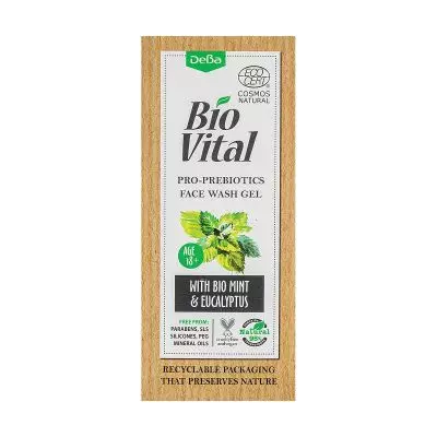 Bio Vital Face Wash Gel +18 150ml