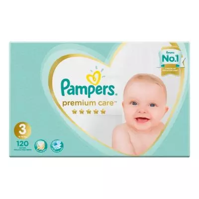 Pampers Premium Set Mega Size 3 120 Pampers Premium Set Mega Size 3 120
