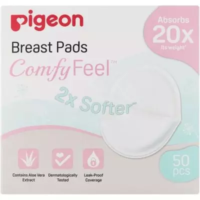 Pigeon Breast Pads Comfy Feel 50 Pcs