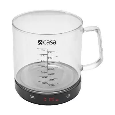 Casa Electronic Kitchen W/ Glass Measuring Jug
