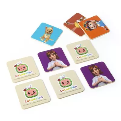 Cocomelon Wooden Memory Match Cards Cocomelon Wooden Memory Match Cards
