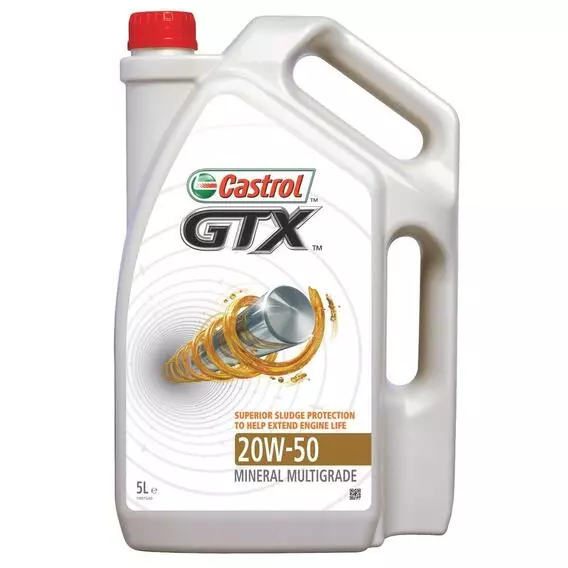 Castrol GTX 20W/50 ENGINE OIL 5L 20W/50