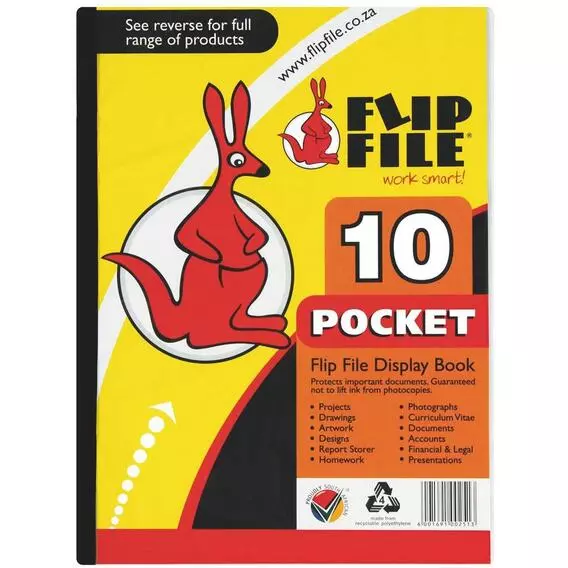 Flip File A4 Pocket File 10 Page Flip File A4 Pocket File 10 Page