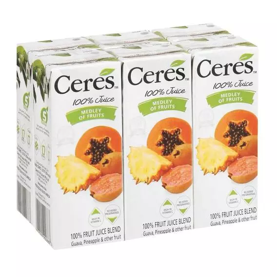 Ceres Juice Carton Medley 6pk 200ml