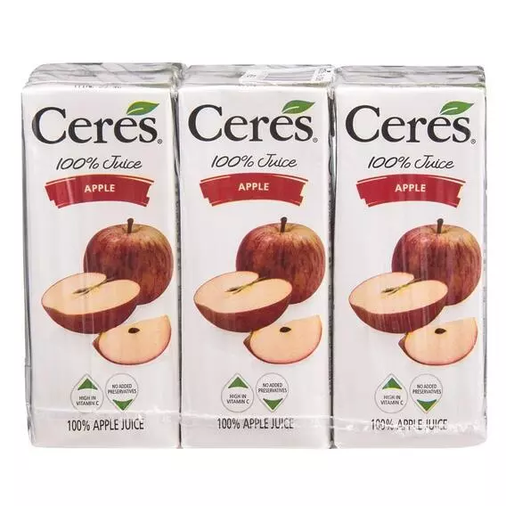 Ceres Juice Carton Apple 6pk 200ml