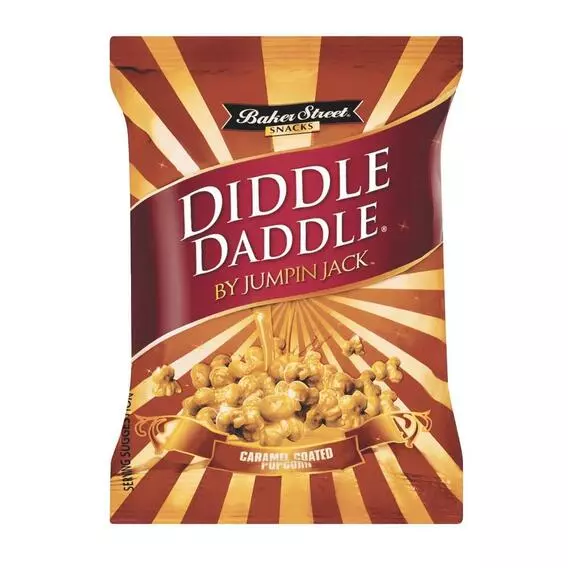 Bakers Diddle Daddle Popcorn Caramel 45g Bakers Diddle Daddle Popcorn Caramel 45g