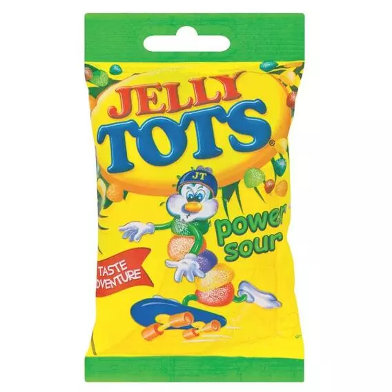 Jelly Tots Sweets Packet Power Sour 100g