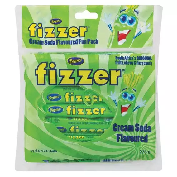 Beacon Fizzer Fun Cream Soda 24 Pack 278g Beacon Fizzer Fun Cream Soda 24 Pack 278g
