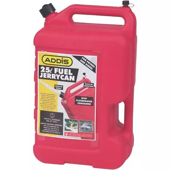 Addis 25ltr Fuel Jerrycan JERRY Addis 25ltr Fuel Jerrycan JERRY