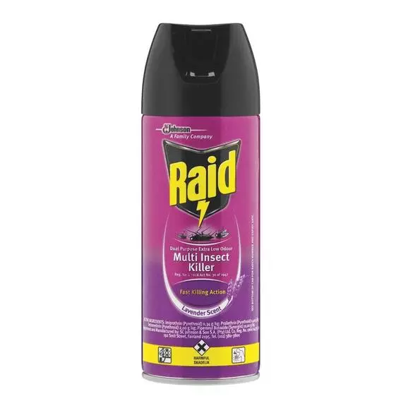 Raid Aerosol Low Odour Multi-Insect 300ml Raid Aerosol Low Odour Multi-Insect 300ml