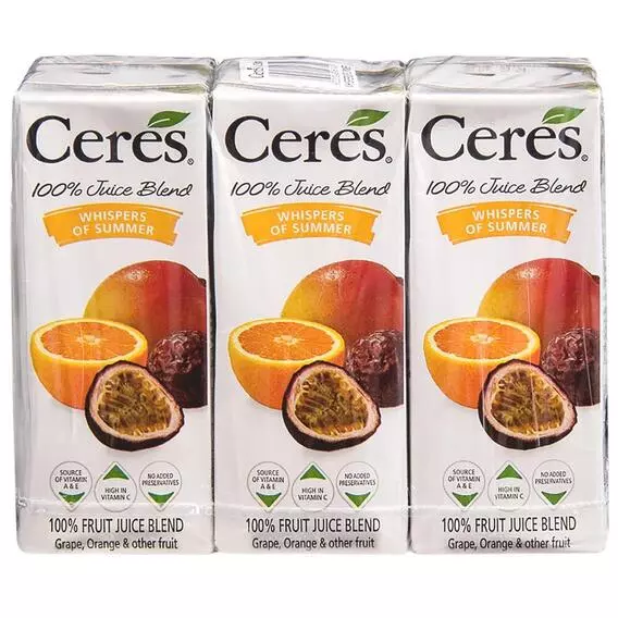 Ceres Juice Whisper Of Summer 6pk 200ml