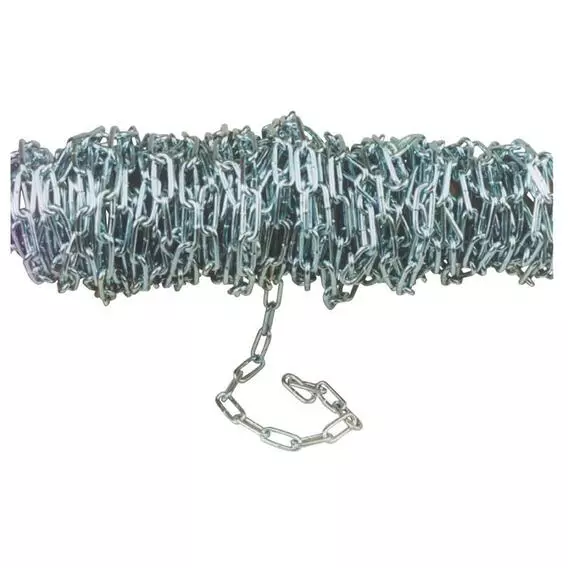 LG Galvanised Chain 5mm x 2M CARDED 5MMX2MT LG Galvanised Chain 5mm x 2M CARDED 5MMX2MT