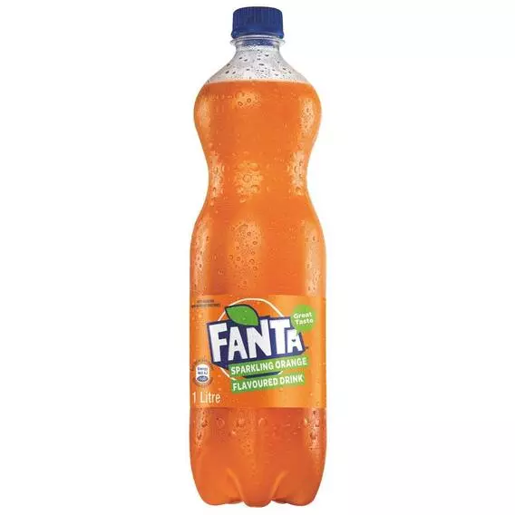 Fanta Soft Drink Orange Plastic Bottle 1L