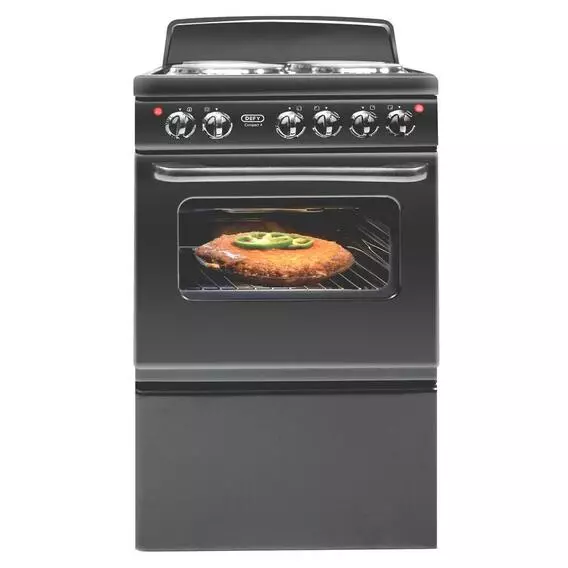 Defy 4 Solid Plate Stove Compact Black DSS514