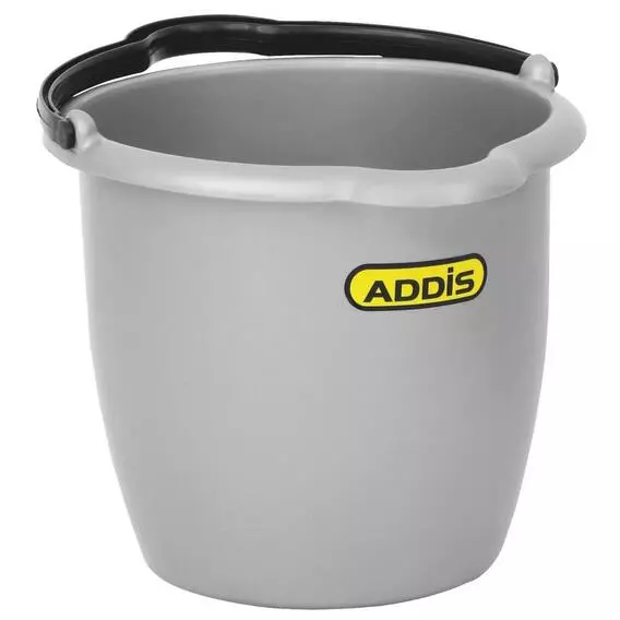 Addis 13L Plastic Bucket Grey ST (9594) Addis 13L Plastic Bucket Grey ST (9594)