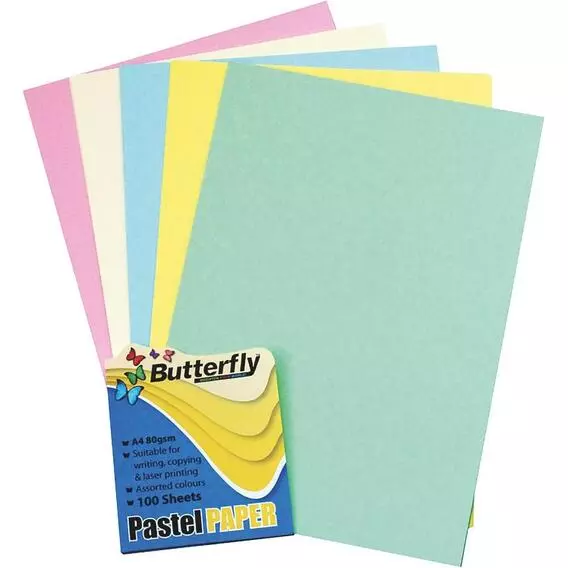 Butterfly A4 Bright Coloured Paper Butterfly A4 Bright Coloured Paper