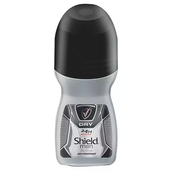 Shield Mens Anti-Perspirant Roll-On Active 50ml Shield Mens Anti-Perspirant Roll-On Active 50ml