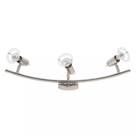 Eurolux 3 FITTING CEILING SPOTLIGHT ON BAR CHROM S/CHROME Eurolux 3 FITTING CEILING SPOTLIGHT ON BAR CHROM S/CHROME