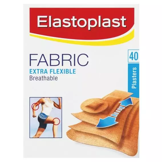 Elastoplast Fabric Strip Plasters 40 Pack